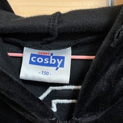 キッズ ショート丈パーカー　150cmの画像
