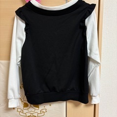 キッズ重ね着風トップス　140cmの画像