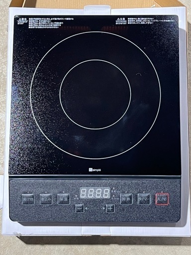 ニトリ製　ＩＨクッキングヒーター　ＩＨコンロ　電気コンロ　ブラック　ＹＮ１０１ＢＫ