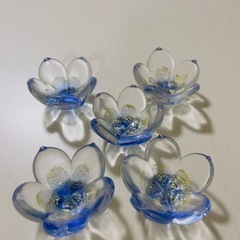 小皿・ガラスでできた小物置き