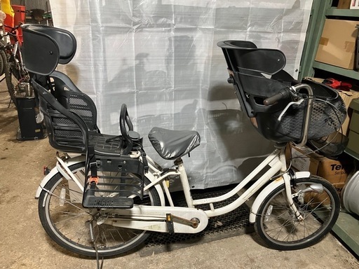 最終値下げ！！【子乗せ自転車　22/26インチ　内装3段変速　LEDオートライト】一部地域送料無料！　整備済！　販売証明書付！