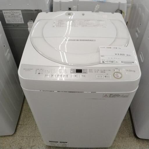 SHARP 洗濯機 18年製 7kg TJ10774