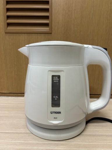タイガー魔法瓶　電気ケトル　0.8 L