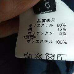 紺色のワンピースの画像