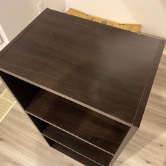 【取引完了】カラーボックス　茶の画像