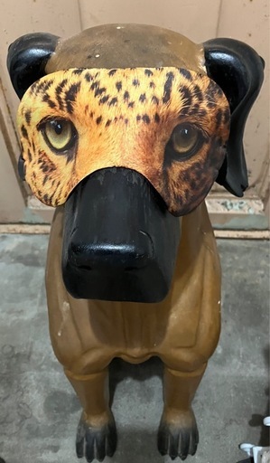 犬の置き物20年物
