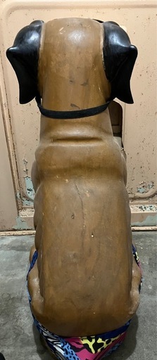 犬の置き物20年物