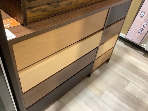 4段ワイドチェスト　ブラウン　入荷致しました！