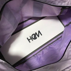 【お譲り先決定】HeM ボストンバッグ　ポーチ付きの画像