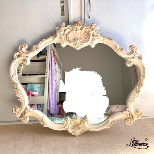 アンティーク調の鏡　イタリア