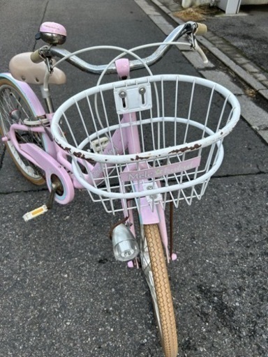 女の子　自転車　20インチ　ピンク