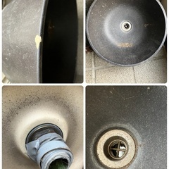 蛇口と手水鉢　水栓