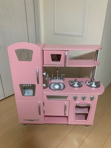 KidKraftVintageKitchenキッドクラフト キッチン ピンク