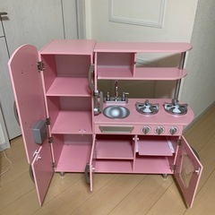【最終値下げ】KidKraftVintageKitchenキッドクラフト キッチン ピンクの画像