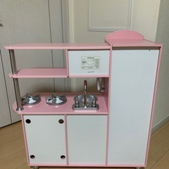 【最終値下げ】KidKraftVintageKitchenキッドクラフト キッチン ピンクの画像