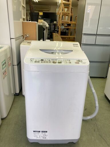 【リサイクルショップ　ピカソ　小松原】✨【分解洗浄済み】シャープ SHARP 5.5kg 洗濯乾燥機 ブルー系 2015年製 ES-TG55L-A✨★0872★