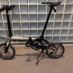 14インチ　ダホン　k3 ミニベロ　折りたたみ自転車