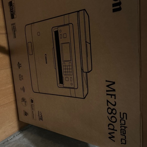 【新品未使用】(交渉可)キヤノン モノクロレーザビームプリンタ複合機 Satera MF289dw