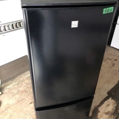 NO 986 🌈福岡市内配送設置無料✨🌈三菱 146L 2ドアノンフロン冷蔵庫 keyword キーワードブラック MR-P15EF-KKの画像