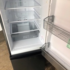 NO 986 🌈福岡市内配送設置無料✨🌈三菱 146L 2ドアノンフロン冷蔵庫 keyword キーワードブラック MR-P15EF-KKの画像