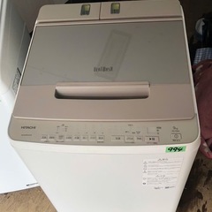 NO 994 🌈福岡市内配送設置無料✨🌈全自動洗濯機 ビートウォッシュ シャンパン BW-X90G-N [洗濯9.0kg /簡易乾燥(送風機能) /上開き] 2021年の画像