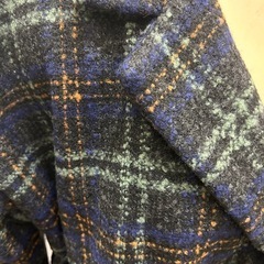 新品未使用　コート　チェックの画像