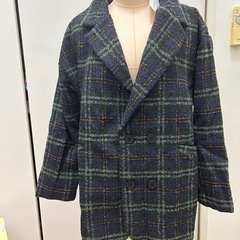 新品未使用　コート　チェック