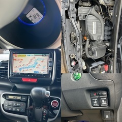 NBOXカスタム★両側パワスラ/Bluetooth /フルセグ★車検ロング/内外装&機関良好★即納車可能/激安/軽自動車/千葉県東金市より〜の画像