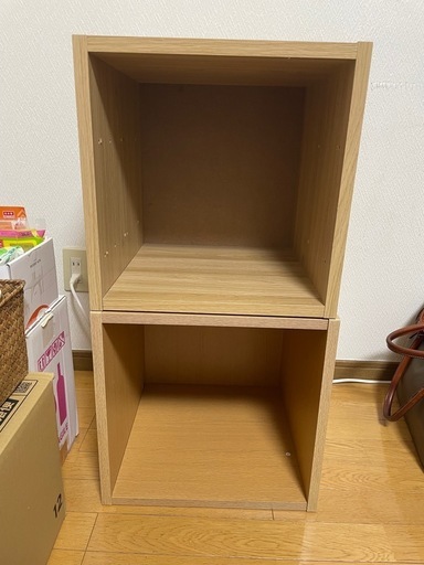 カラーボックス　2個セット