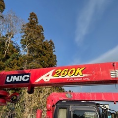 クレーン　ユニックの画像