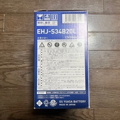 未使用　プリウス（ハイブリッド系）バッテリー　S34B20Lの画像