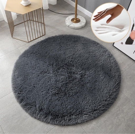 ❤️新品❤️カーペット ラグ 洗える ラグマット 滑り止め付 防ダニ 抗菌 直径100cm