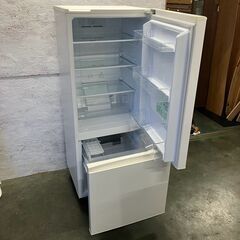 【AQUA】 アクア 2ドア 冷凍冷蔵庫 容量184L 冷凍室54L 冷蔵庫130L AQR-18G 2018年製 N0745の画像