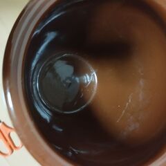 漬物甕　漬け物樽　蓋付き　の画像