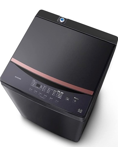 アイリスオーヤマ 洗濯機 6kg 新生活 一人暮らし ブラック ガラストップ 縦型 IAW-T605BL-B