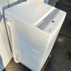 美品■東芝 7.0kg 洗濯機 AW-7GM2 2023年製■TOSHIBA 2～3人用縦型洗濯機 おふろ水ポンプ付き■Wシャワー洗浄 部屋干しモード スピードコースの画像