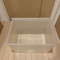 プラスチック収納ケース蓋付き