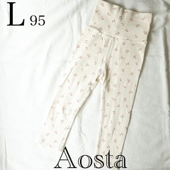 【Aosta】チェリー柄レギンス★L★95★アオスタ★韓国子供服...
