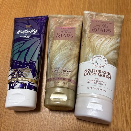 Bath \u0026 Body Worksボディクリーム2点・ボディウォッシュ1点セット