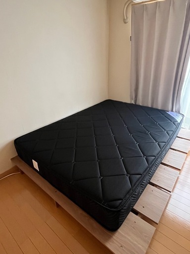 4/26引取り限定】アンネルベッド マットレス ダブルサイズ