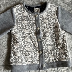 【美品】【tete a tete】長袖カーディガン 90
