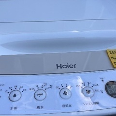 🟧洗濯機番号37 Haier 2019年製 4.5kg 大阪市内...