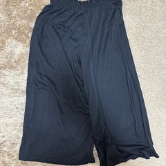 ブラック ガウチョパンツ Lサイズ