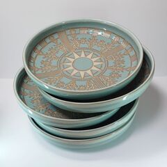 ガッツリ食べたい時のカレー皿１枚／５枚あります／USEDの画像