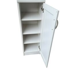 【決まりました】白井産業 食器棚 キッチン収納 カップボード ホワイト CEC-1830DGH セシルナの画像