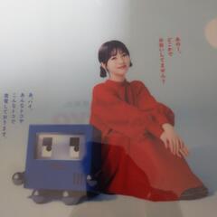 浜辺美波のクリアファイルの画像