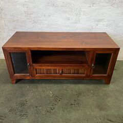 【アンティーク家具】 ローボード テレビ台 茶箪笥 和風家具 幅...