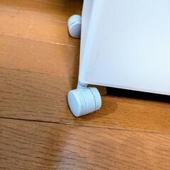 無印良品 ポリプロピレンフタが選べるダストボックス・小（20L袋用）スライド窓付き横開きフタ＆キャスター付きの画像