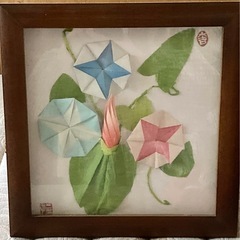 折り紙アート作品　額付き