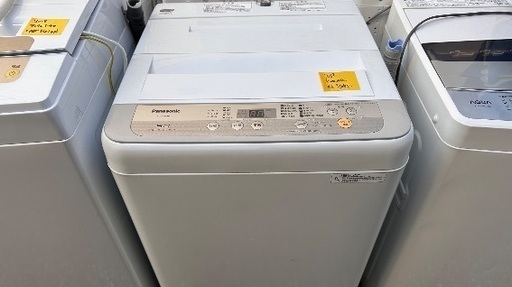 洗濯機番号41 Panasonic 2019年製 5kg 大阪府内全域配達無料 設置動作確認込み 保管場所での引取は値引きします